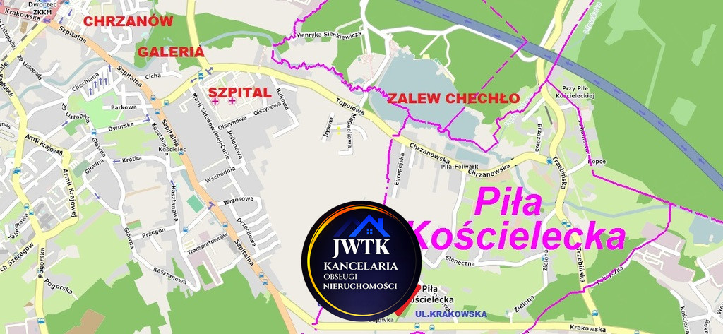 Działka Wynajem Piła Kościelecka Krakowska
