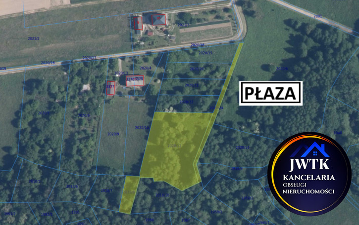 Działka Sprzedaż Płaza Piotra Ściegiennego 1