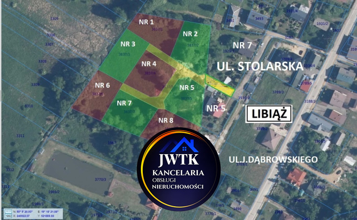 Działka Sprzedaż Libiąż Stolarska 1