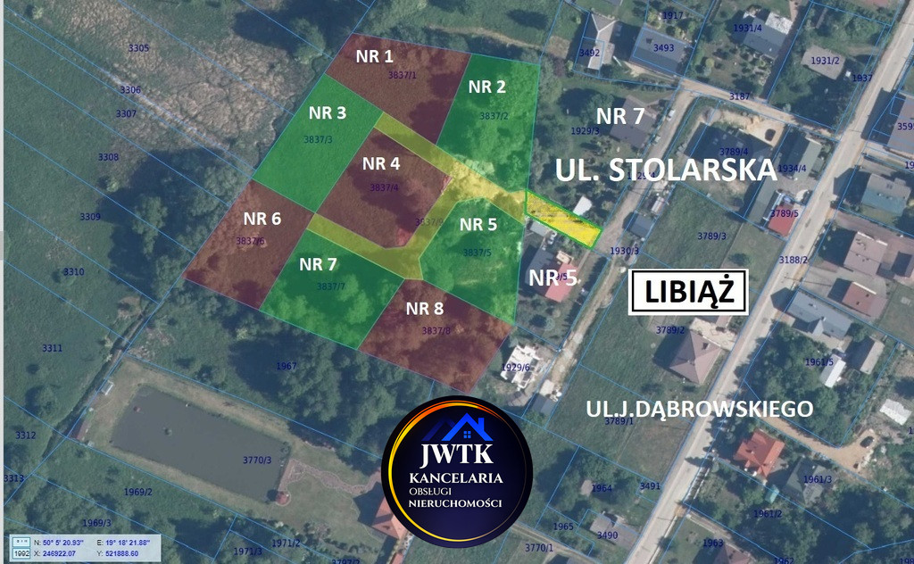 Działka Sprzedaż Libiąż Stolarska