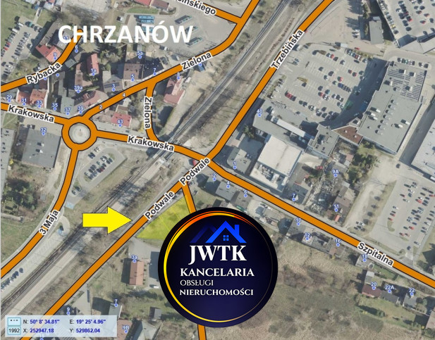 Działka Sprzedaż Chrzanów Trzebińska 1