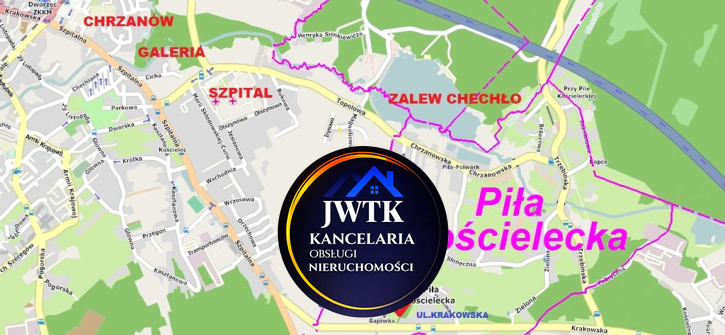 Działka Wynajem Piła Kościelecka Krakowska 4